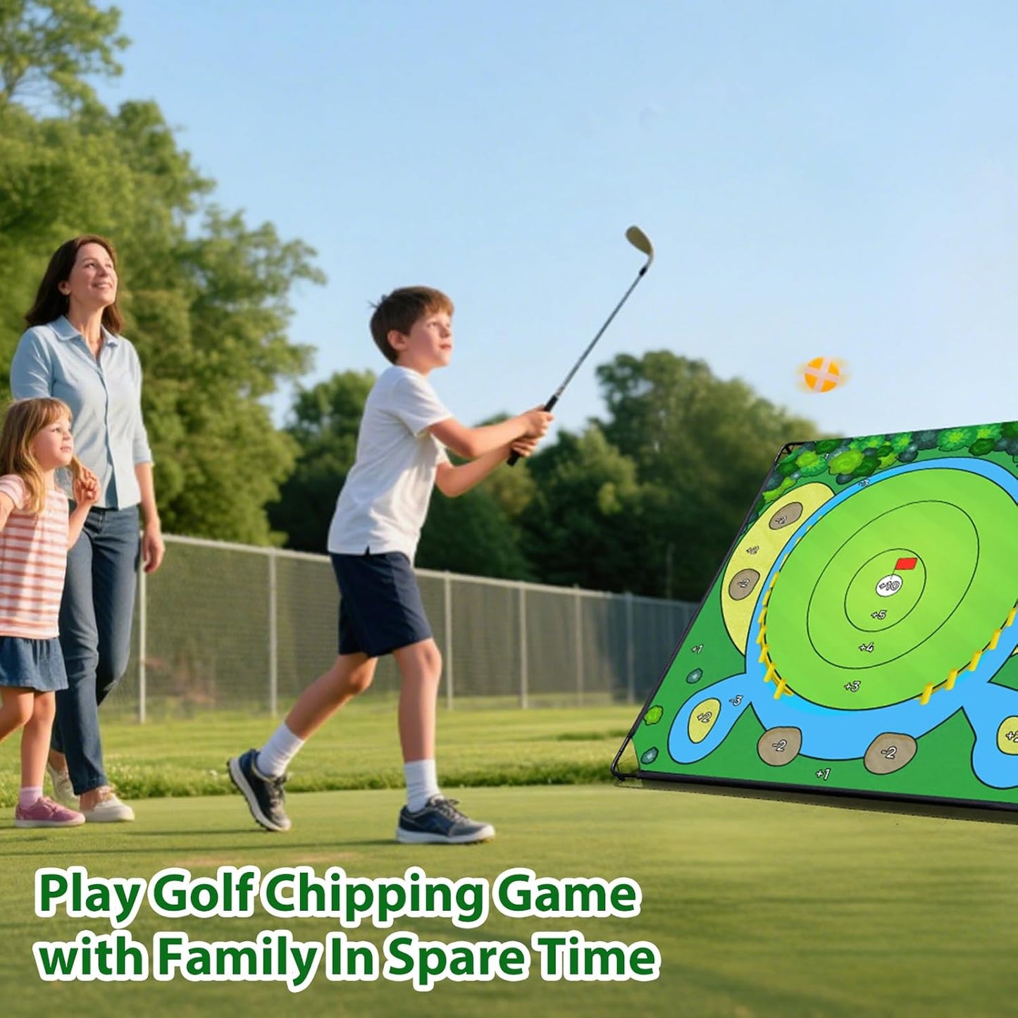 70"x70" Golf Chipping Game Practice