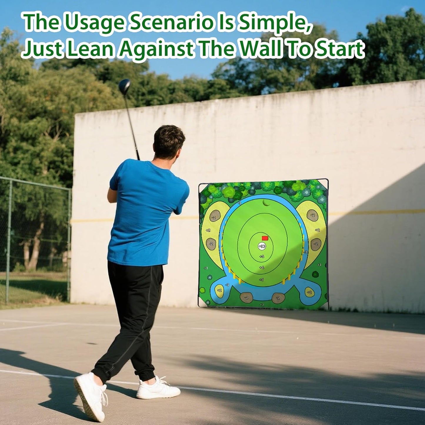 70"x70" Golf Chipping Game Practice