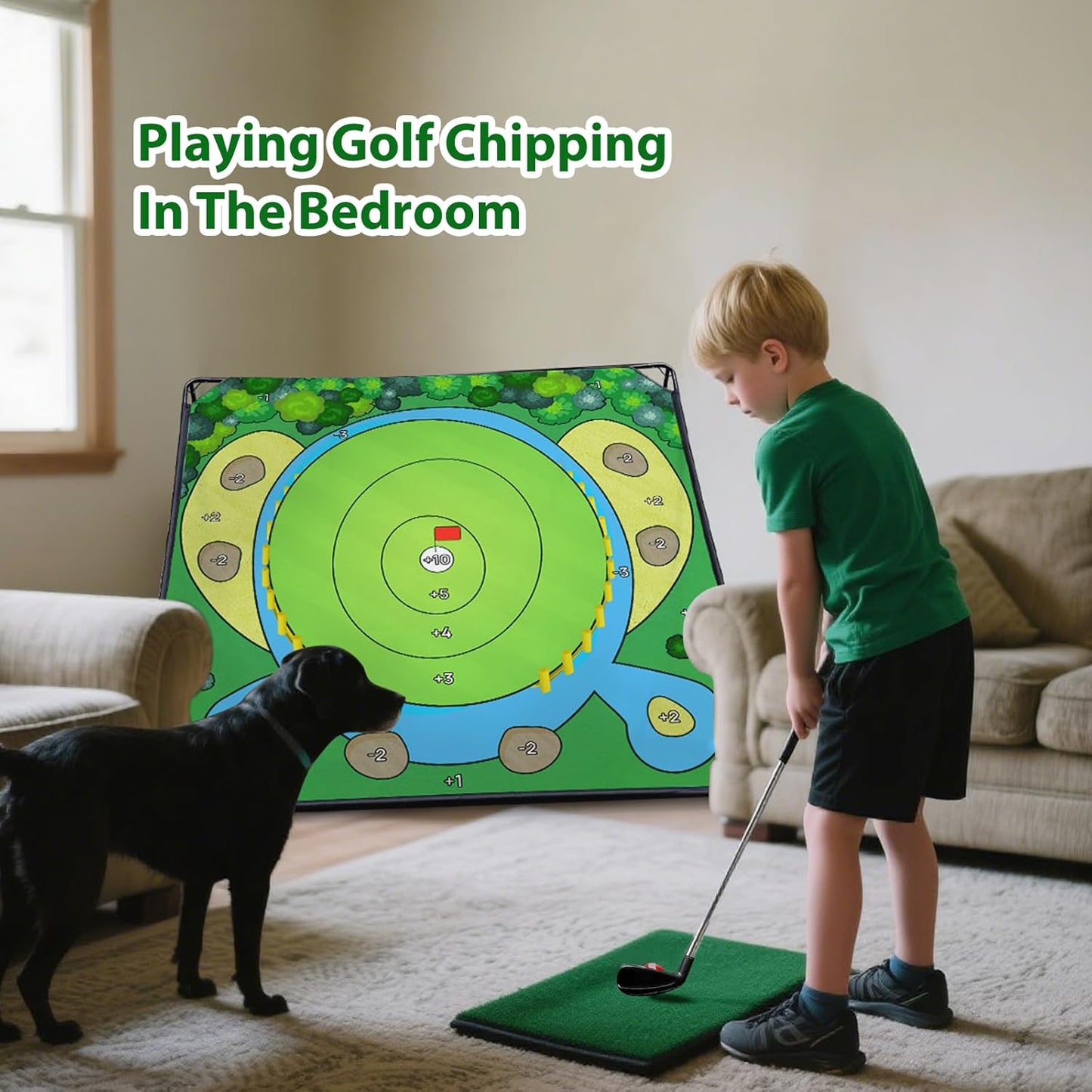 70"x70" Golf Chipping Game Practice